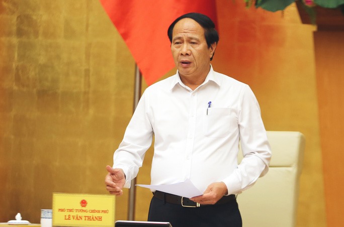 Phó thủ tướng Lê Văn Thành tại buổi làm việc tại tỉnh Thái Bình