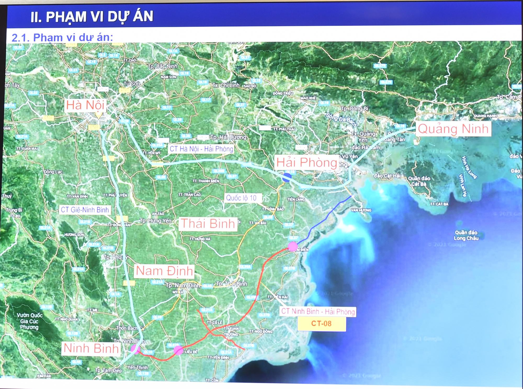 Tuyến cao tốc Ninh Bình - Hải Phòng dự kiến triển khai trong năm 2022