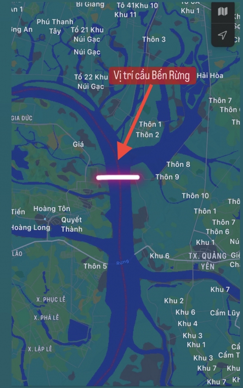 Cập nhật tiến độ xây dựng cầu Bến Rừng nối Vinhomes Vũ Yên với tỉnh Quảng Ninh