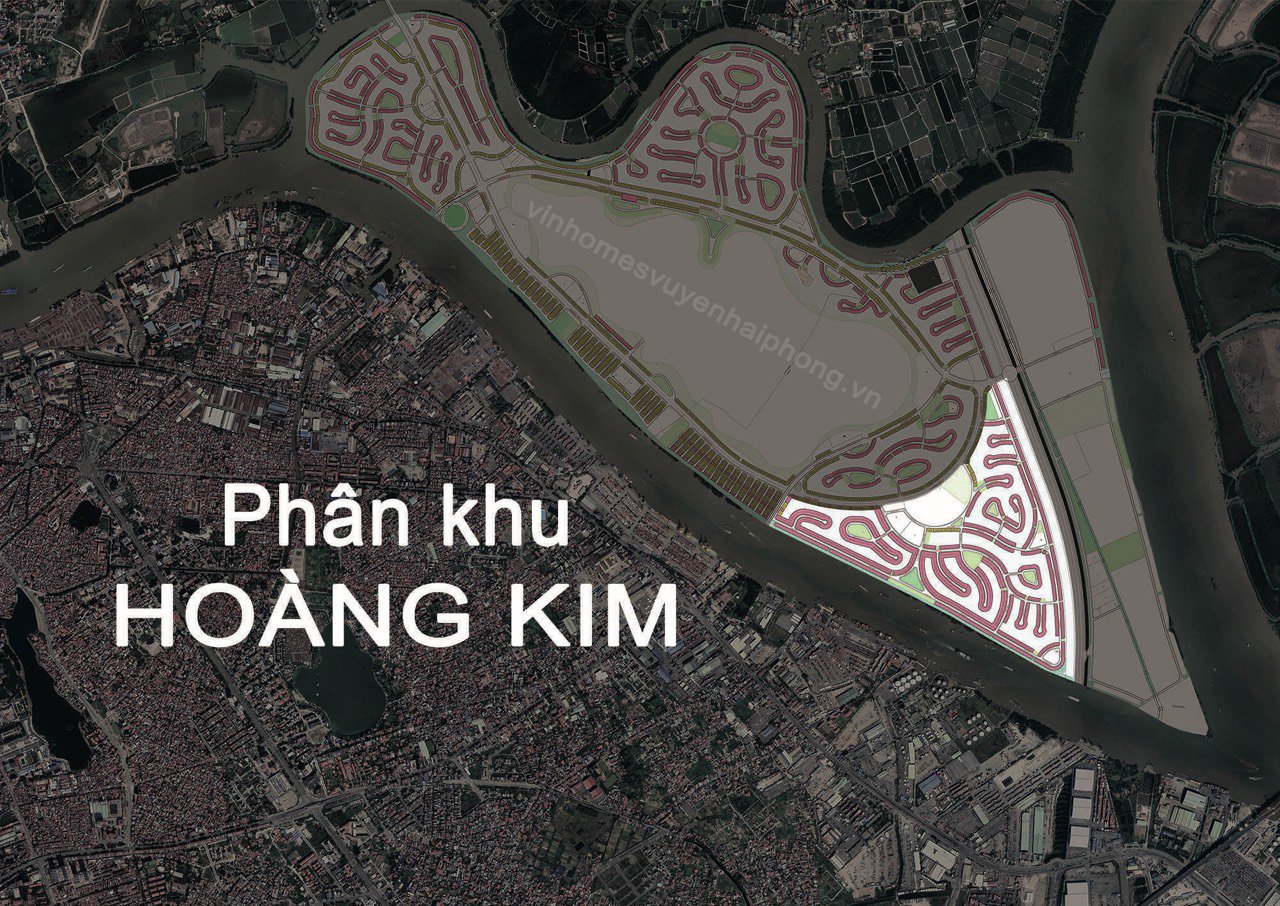 Phân khu Hoàng Kim dự án Vinhomes Royal Island đảo Vũ Yên Hải Phòng