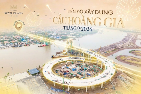 Cầu Hoàng Gia – điểm kết nối mới từ trung tâm thành phố Hải Phòng đến Vinhomes Royal Island Vũ Yên