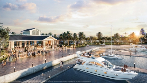 Hé lộ những hình ảnh bến du thuyền 5 sao tại Vinhomes Royal Island Vũ Yên Hải Phòng