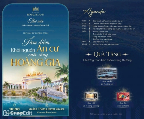 Vinhomes tổ chức sự kiện mở bán phân khu Hoàng Gia