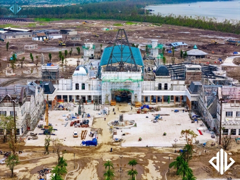 Cập nhật tiến độ xây dựng Công Viên Chủ Đề VinWonders tại dự án Vinhomes Vũ Yên tháng 10/2024