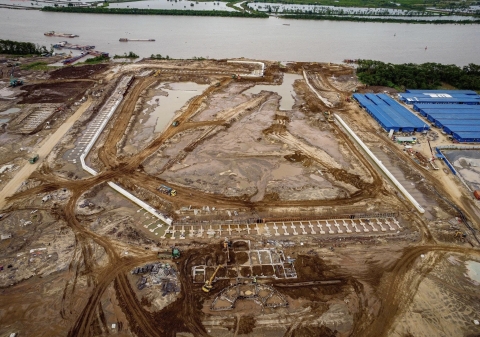 Cập nhật tiến độ xây dựng tổ hợp VinWonders, Vinpearl Horse Academy và Bến Du Thuyền trên đảo Vũ Yên