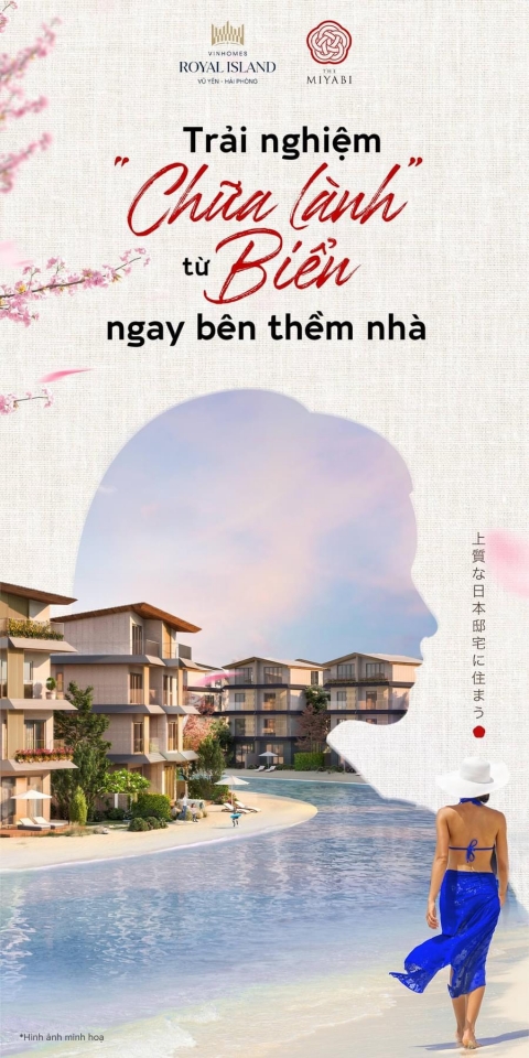 Phân khu The Miyabi – Trải nghiệm “chữa lành từ biển” ngay bên thềm nhà