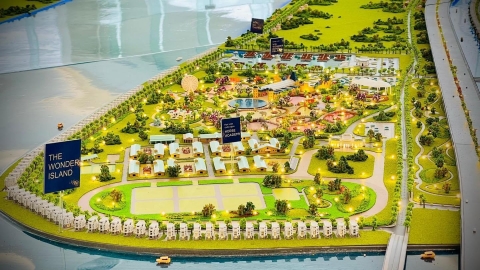 Mô hình sa bàn tại Vinhomes Royal Island đảo Vũ Yên đã sẵn sàng
