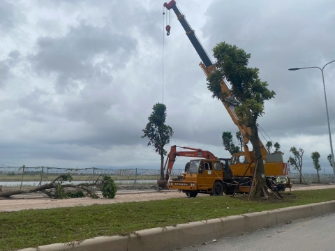 Cập nhật hiện trạng dự án Vin Vũ Yên sau siêu bão Yagi
